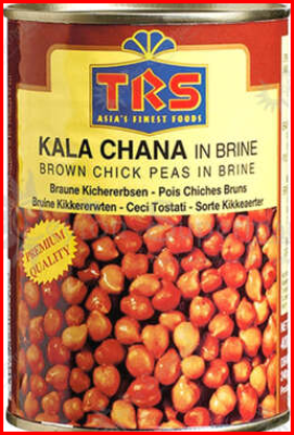 TRS Kala Chana Tin in Salted Water 400g